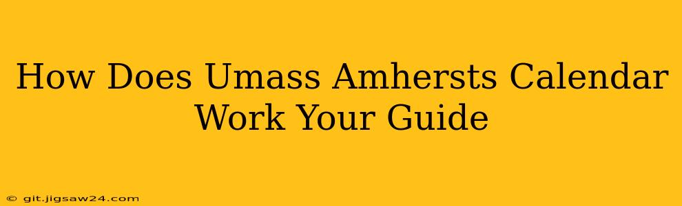 How Does Umass Amhersts Calendar Work Your Guide
